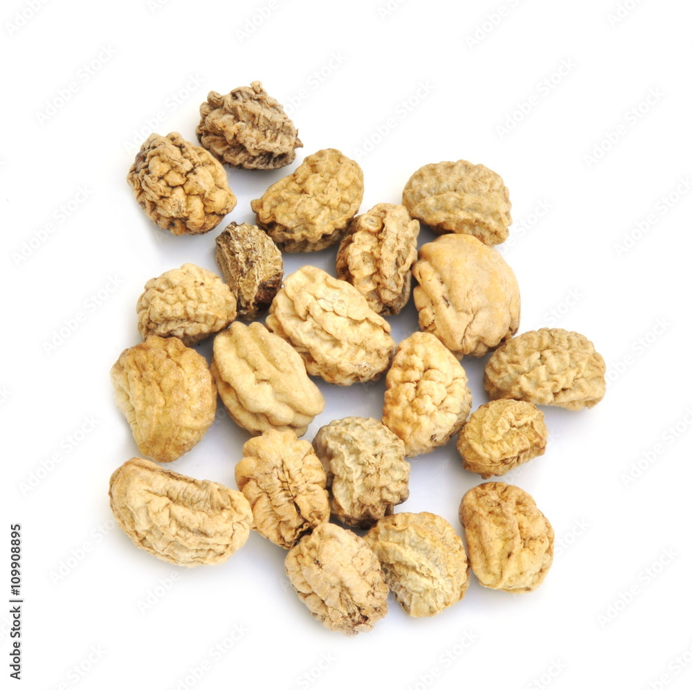 Seed from the flowering plant garden nasturtium isolated on white background Seed from the flowering plant garden nasturtium isolated on white background