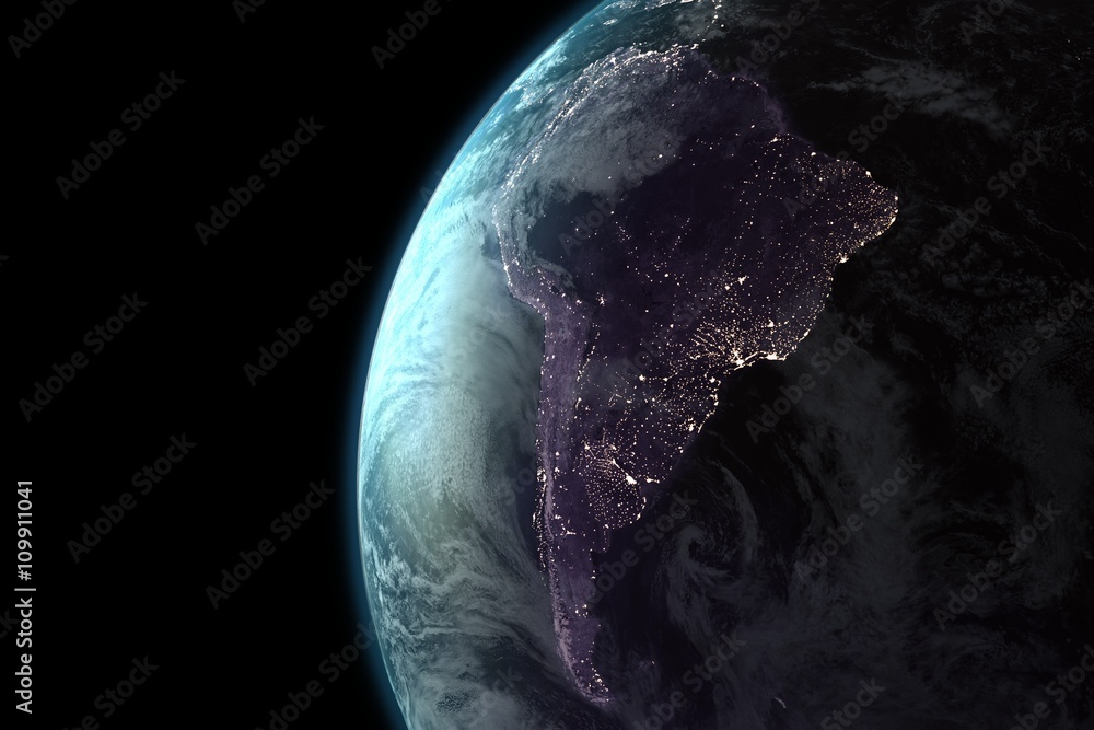 Naklejka premium Image of earth