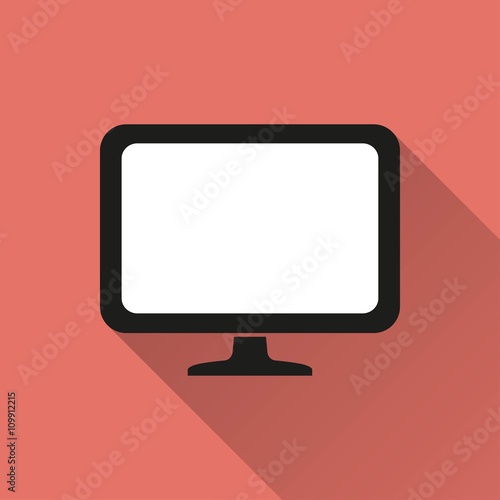 TV - vector icon.