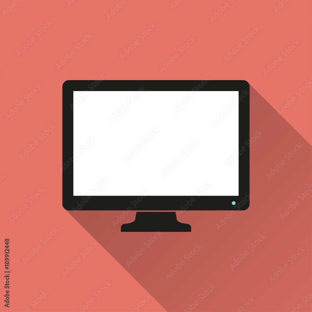 TV - vector icon. TV - vector icon.