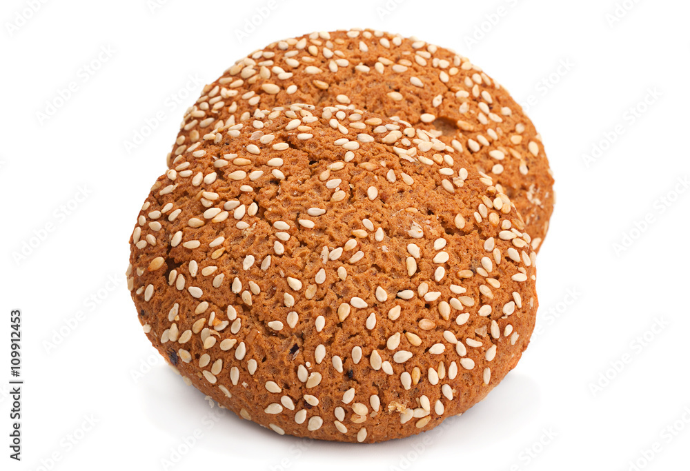 Oatmeal cookies on white Oatmeal cookies on white