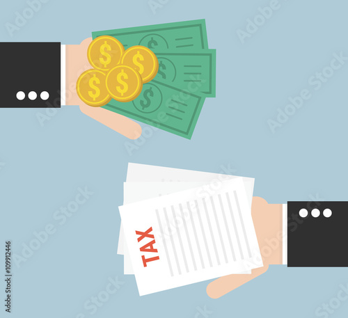 taxes icon design, vector illustration eps10