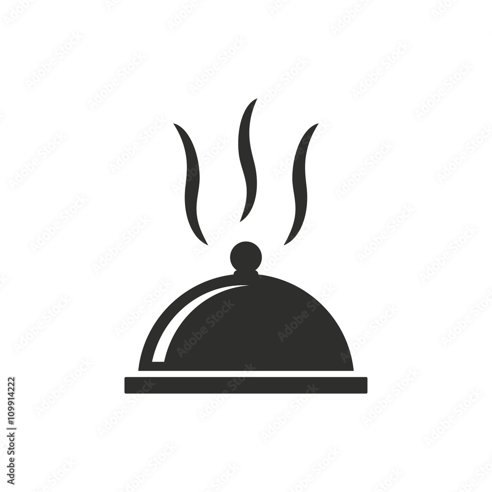 Obraz premium Food cover - vector icon.