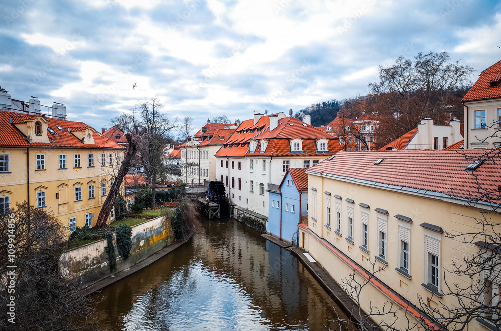 Obraz premium Old Town ancient architecture in Prague, Czech Republic