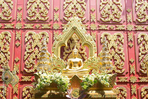Buddha statue in Thai temple © buydeephoto