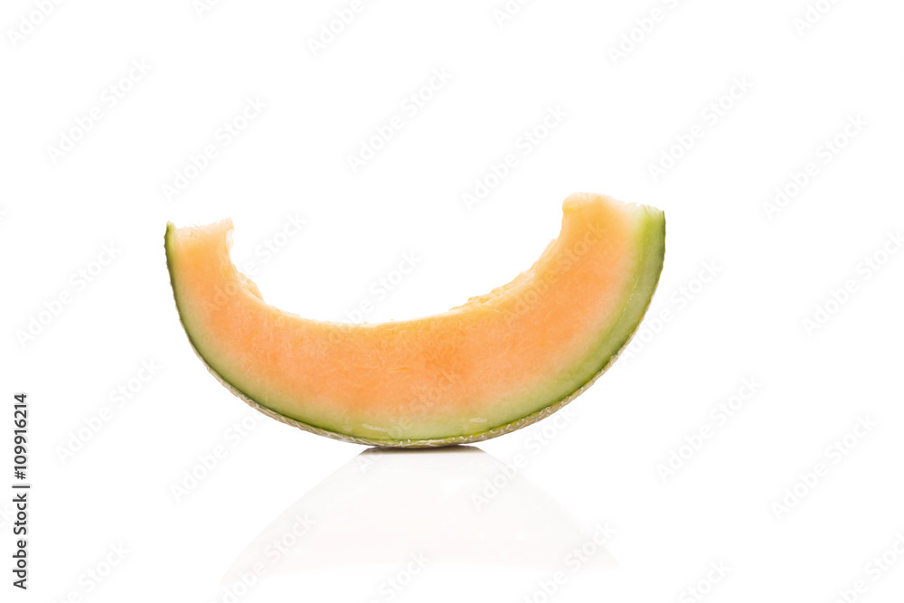 melon isolated on white melon isolated on white