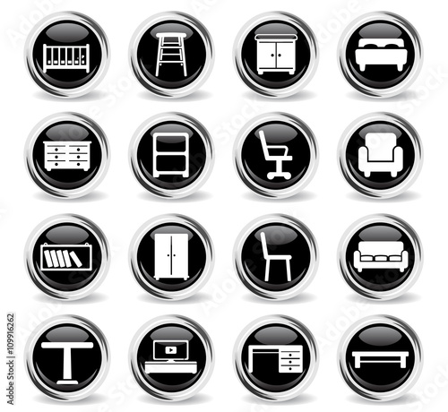 Furniture simply icons