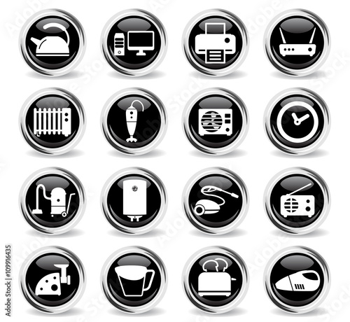 Home applicances simply icons