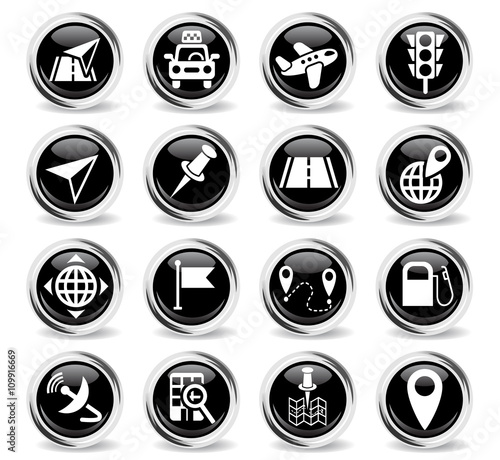 navigation ransport map icon set Free Download navigation ransport map icon set - GFXLoad