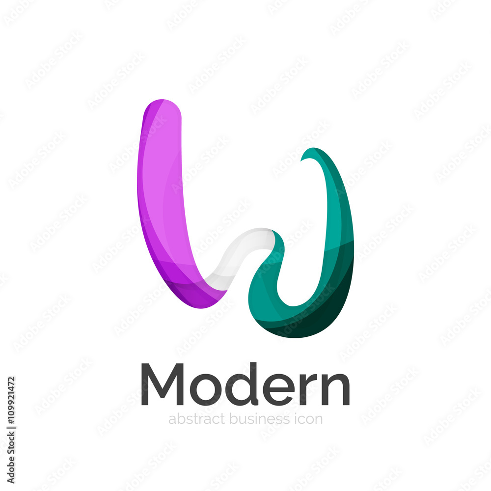 Vector ribbon logo Vector ribbon logo