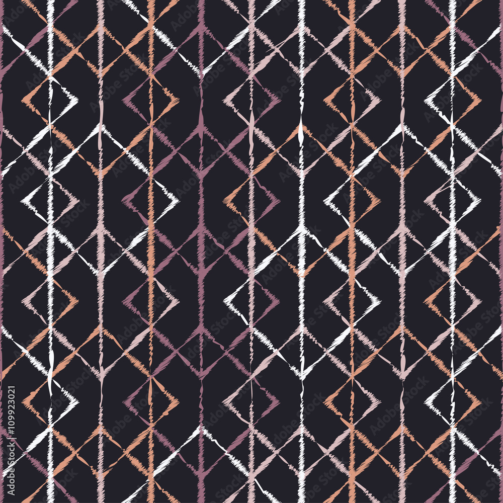 Fototapeta premium Ethnic boho seamless pattern. Print. Repeating background. Cloth design, wallpaper.