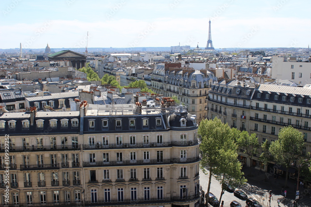 Naklejka premium Paris - Les Toits