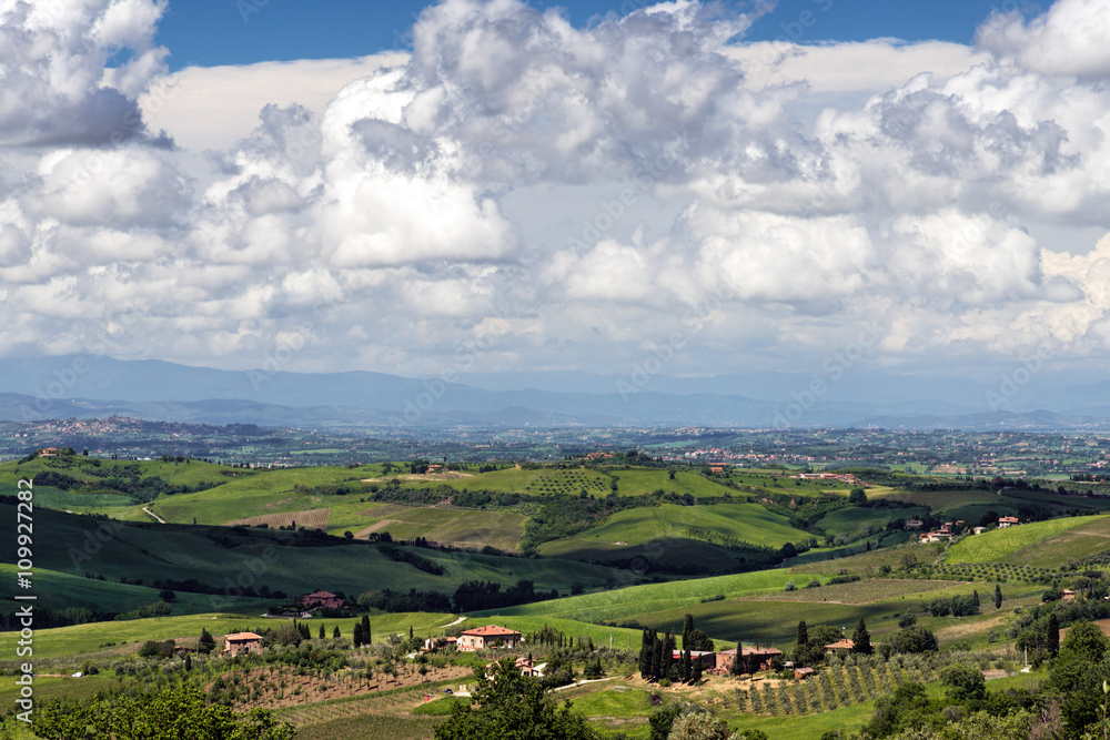 Countryside of Val d'Orcia Tuscany