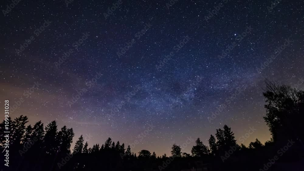 Milky Way Rise Timelapse UHD - Zoom Out