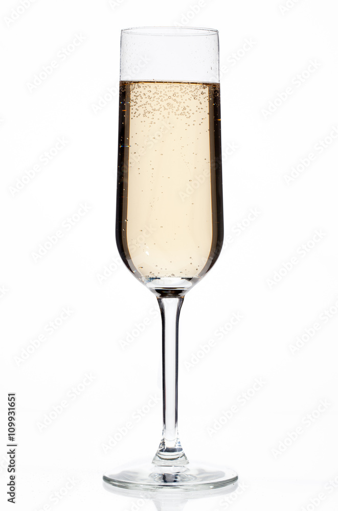 close-up shot of glass full of champagne. close-up shot of glass full of champagne.