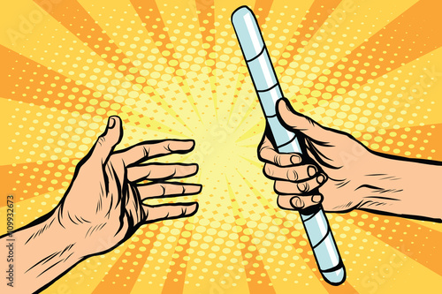 transfer relay baton sports