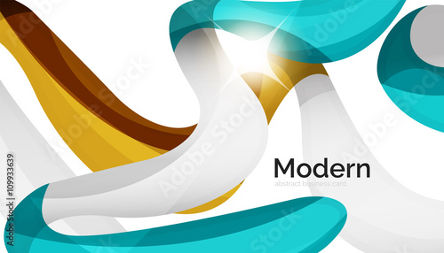Shiny wave modern motion template