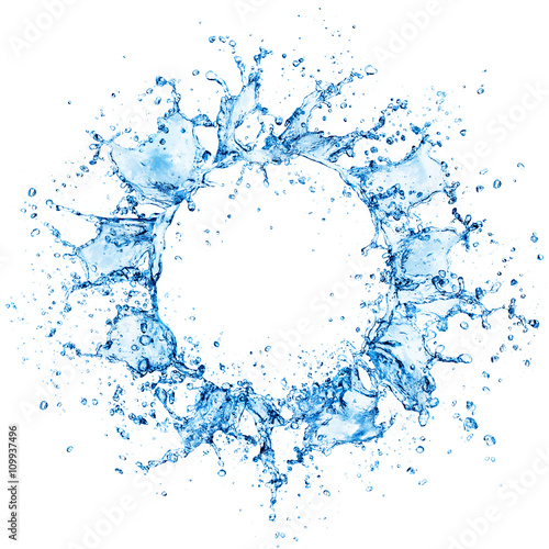 Circle Of Splashing Water