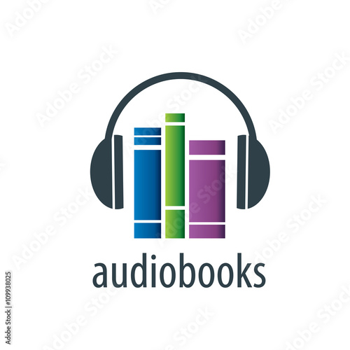 Audiobook. Vector logo template