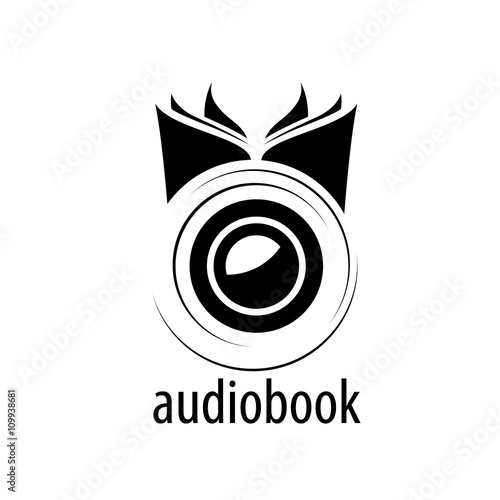Audiobook. Vector logo template