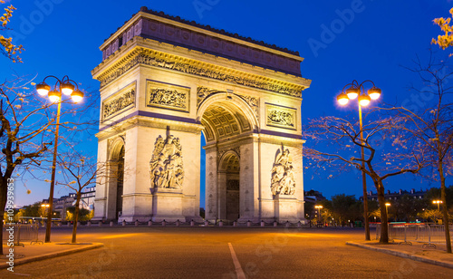 The Triumphal Arch, Paris, France. © kovalenkovpetr