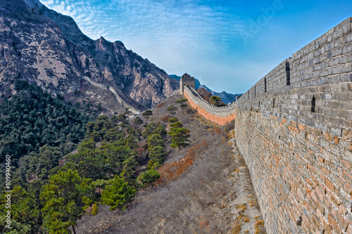 Watch towers on Great China wall photo