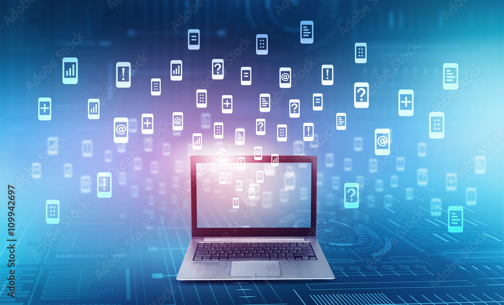 Global internet concept Global internet concept
