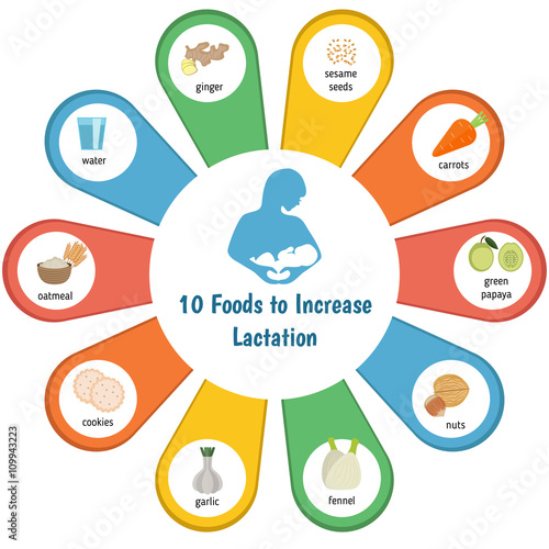Foods to increase lactation