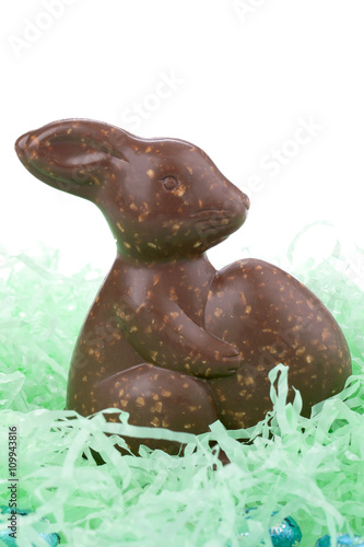 tempting easter chocolate bunny.