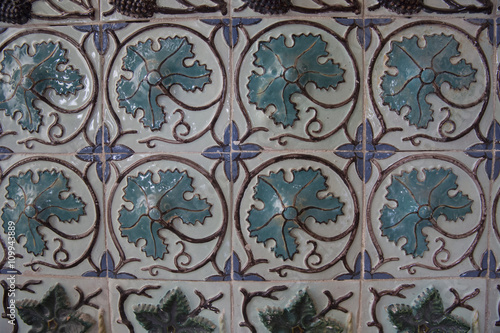 Traditional ornate portuguese decorative tiles   © nelson garrido silva