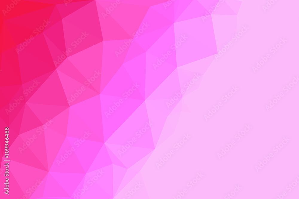 Obraz premium pink polygon pattern for background or web banner design.
