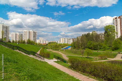 Boulevard in Zelenograd Administrative District of Moscow