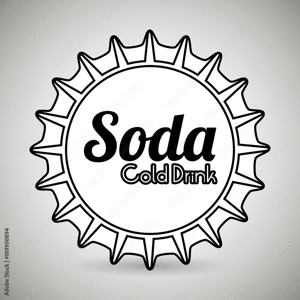 Fototapeta premium drink lid design 