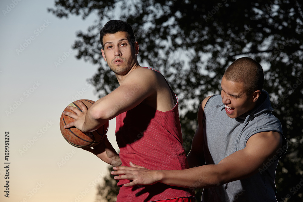 Fototapeta premium basketball players