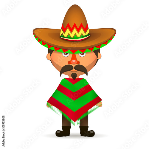  Mexican in a sombrero