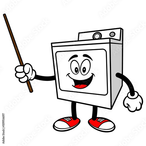 Clothes Dryer with a Pointer