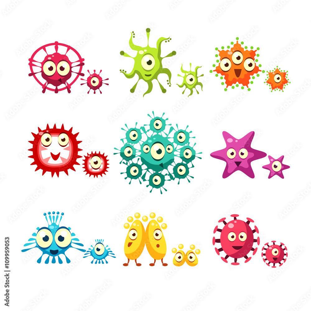 Bacteria And Virus Fun Set Bacteria And Virus Fun Set