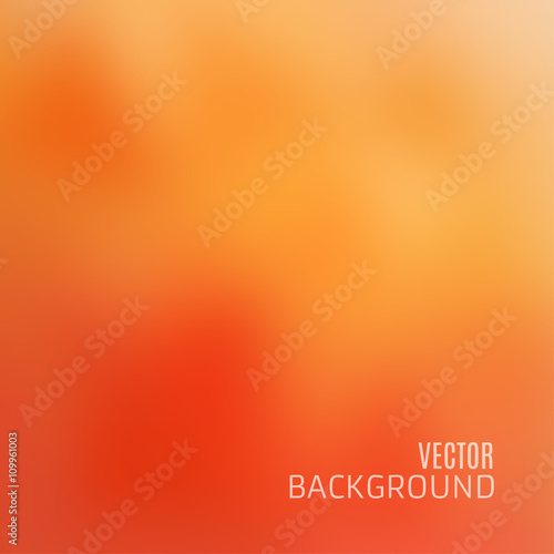 Abstract blurred defocused background - red and orange colored t