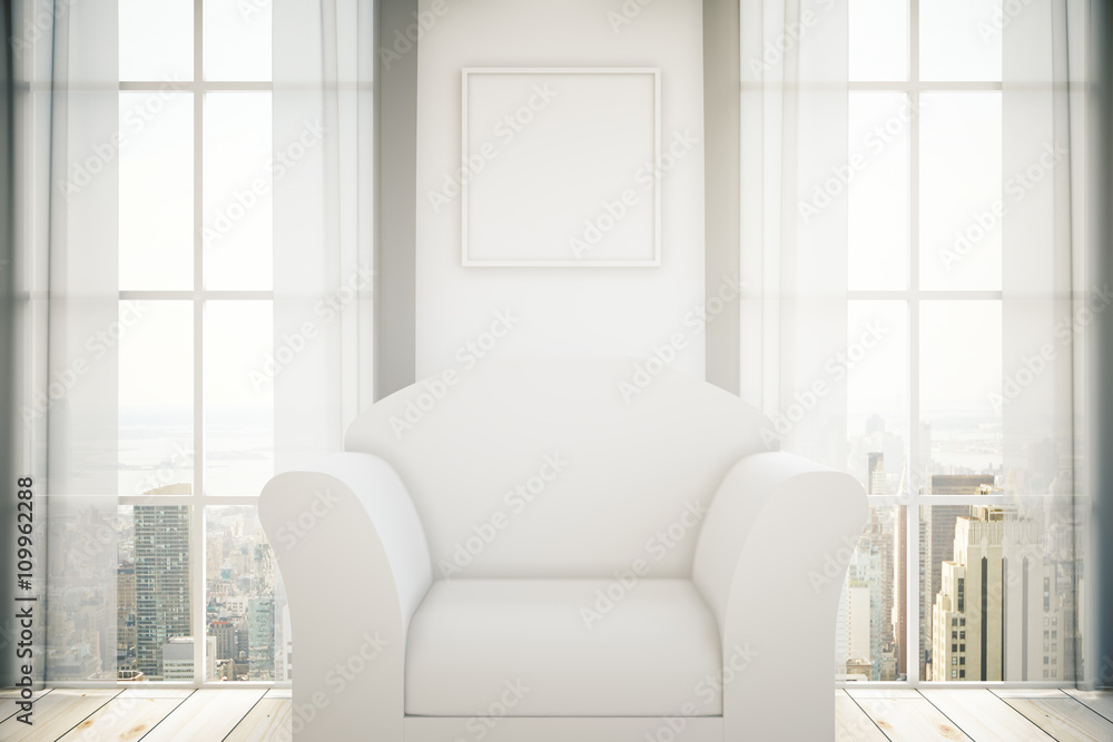 White armchair White armchair