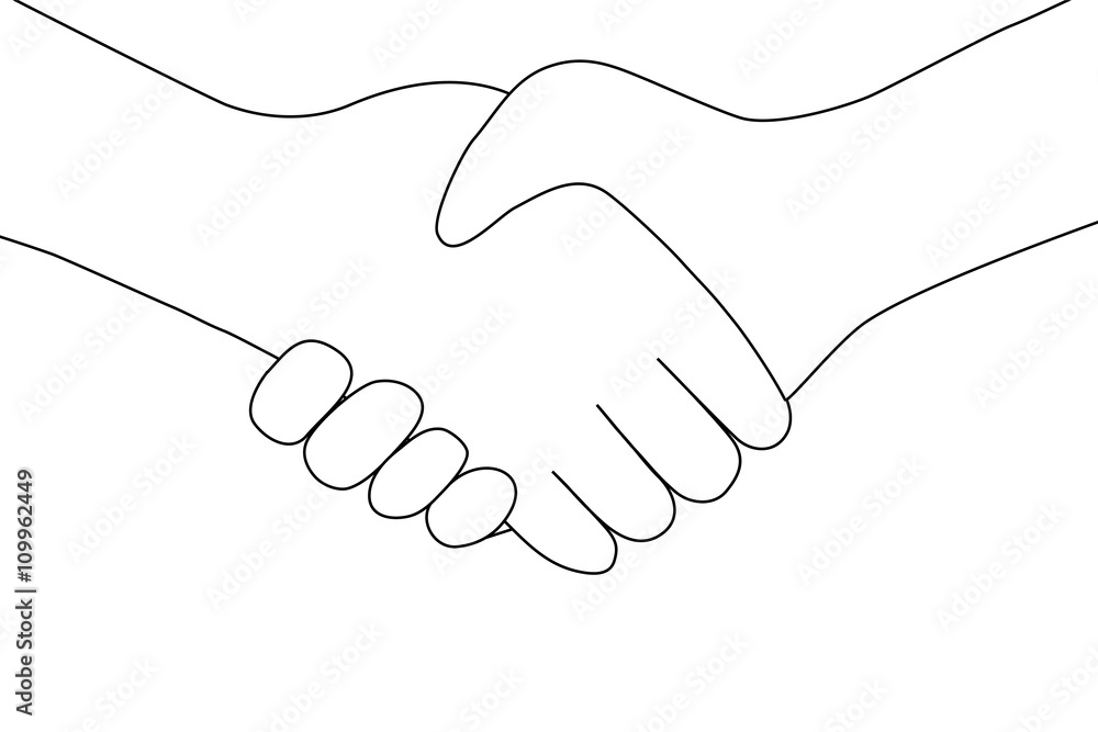 handshake between two people entering into the transaction icon handshake between two people entering into the transaction icon
