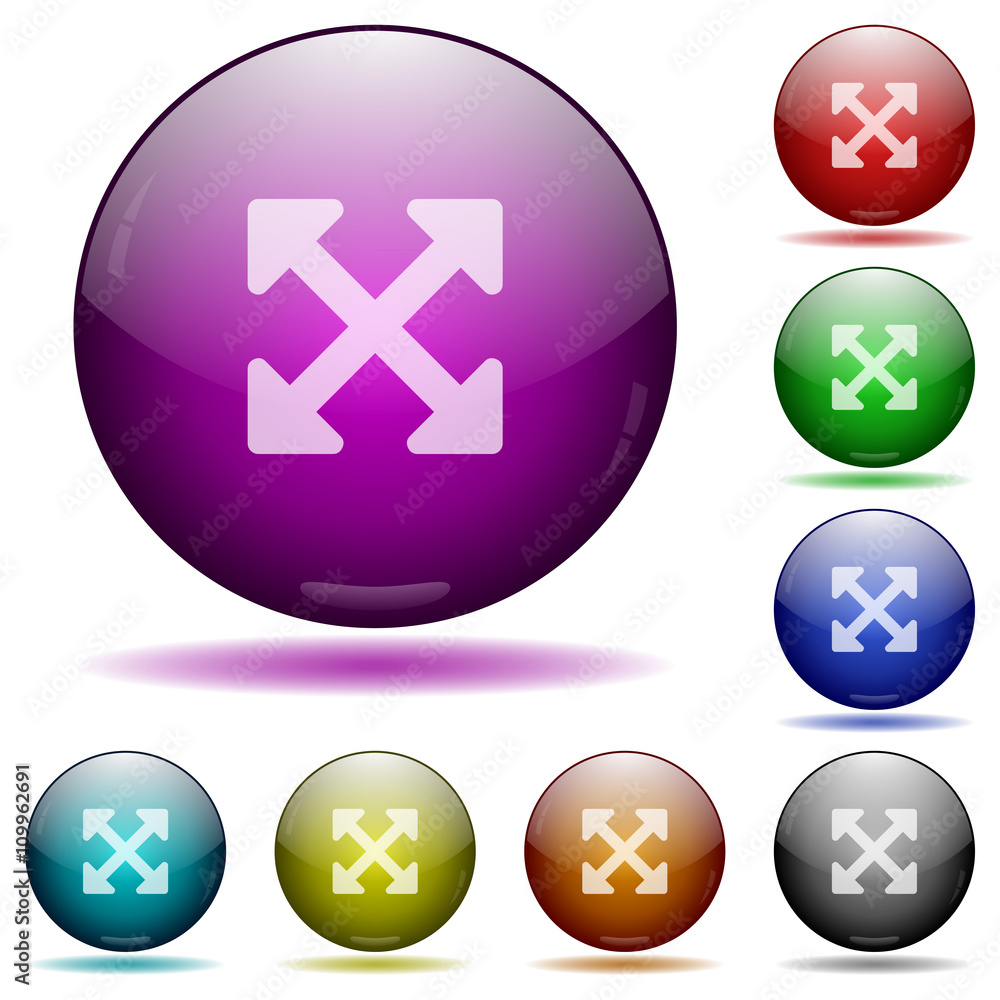 Resize full alt glass sphere buttons Resize full alt glass sphere buttons
