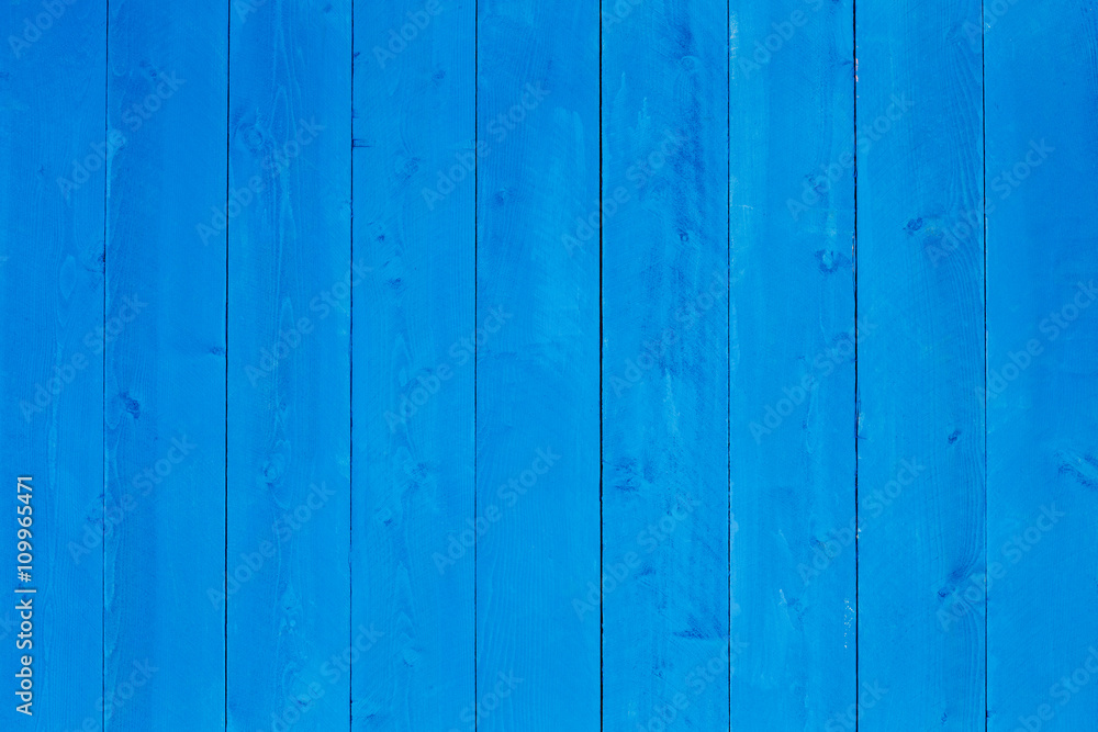 Background texture of blue stained wood