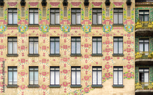 Majolikahaus von Otto Wagner