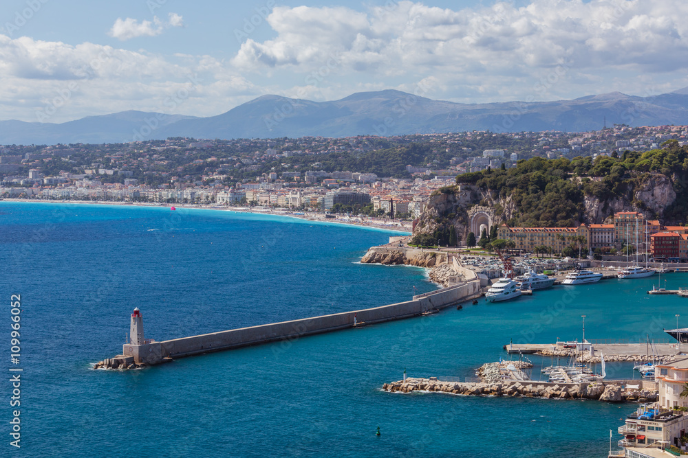 View of Nice (France) 