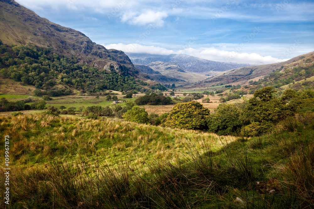 Valley in Snowdonia National Park