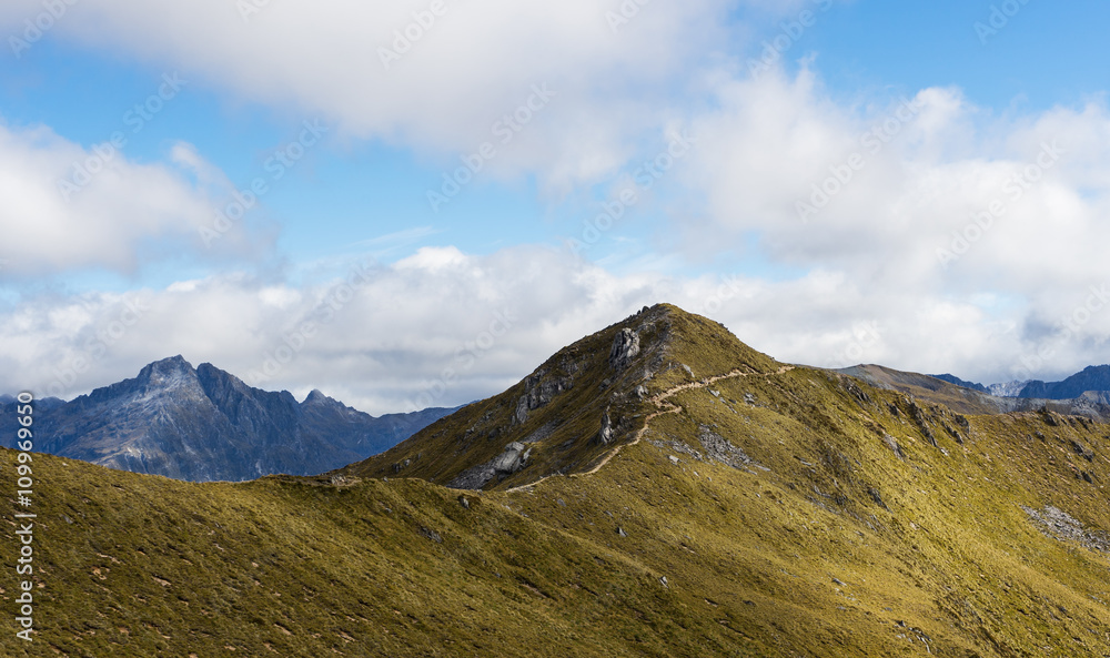 An alpine section of the Kepler Track