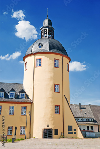 Der Runde Turm des Unteren Schlosses von Siegen im Siegerland, NRW photo