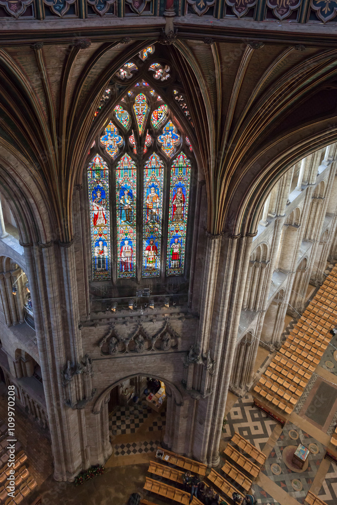 Fototapeta premium Interior view of Ely Cathedral