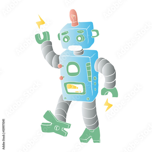 cartoon toy robot 
