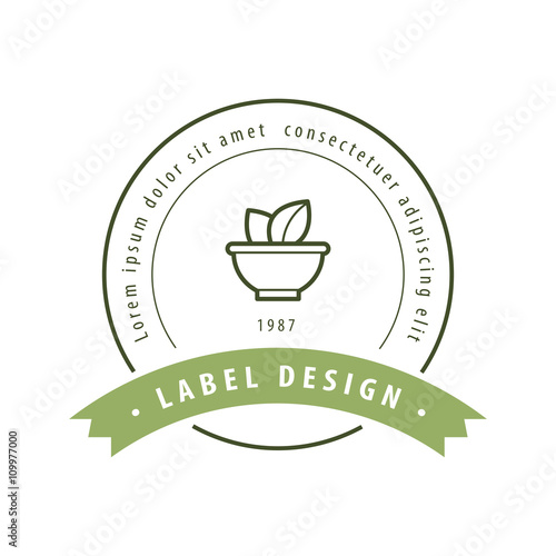 cup of herbal Label Green